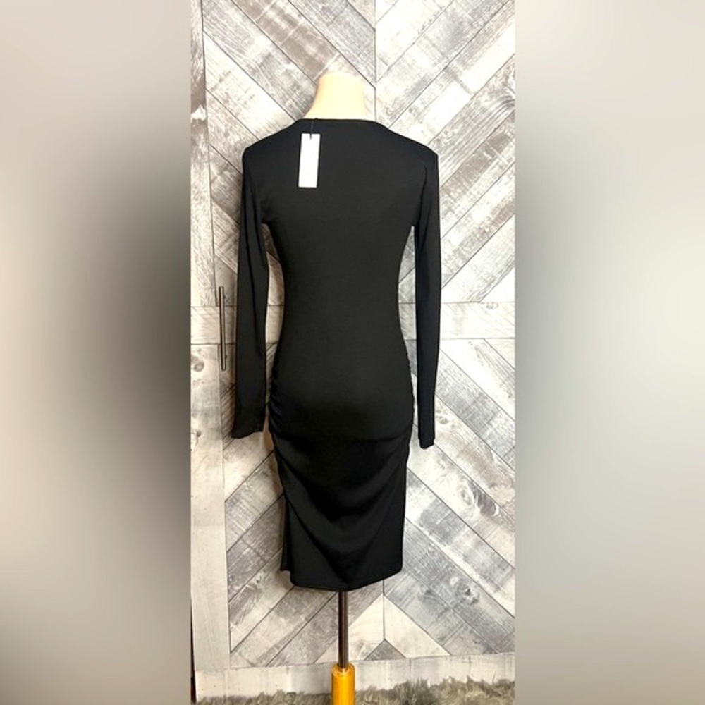 MICHAEL STARS ANTHROPOLOGIE NWT JORDAN RIBBED MINI DRESS - Picture 13 of 15